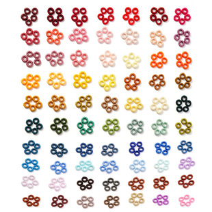 圆满线圈DIY饰品配件精致手工编织手链项链绳扣圆形红绳配饰