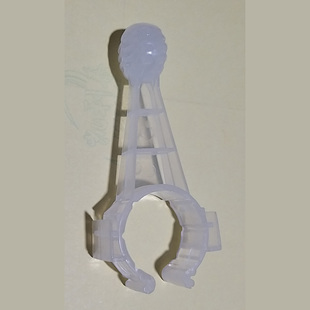 麻醉机呼吸机管路挂钩/支架末端挂勾/单管回路挂钩/单钩（塑料）