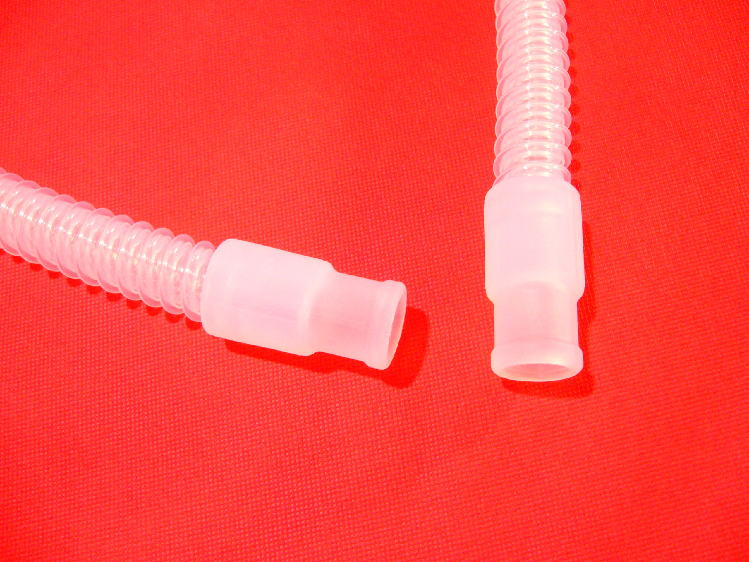 40cm呼吸机硅胶管路/40厘米麻醉机硅胶呼吸螺纹管/可高温高压消毒