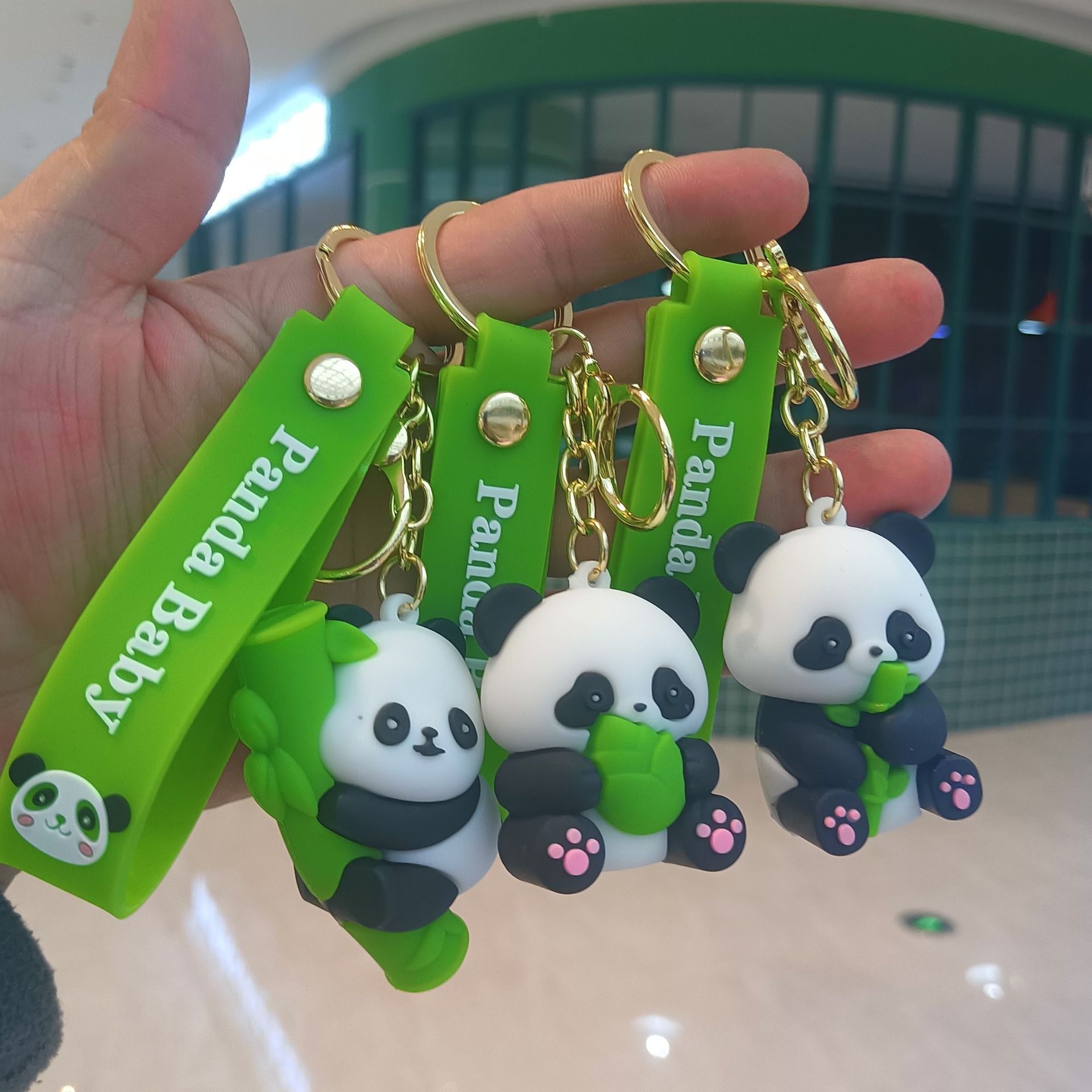 小熊猫钥匙扣玩偶公仔挂件