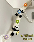 DIY室内卧室空调管子装 饰遮挡创意麻绳包管管道美化卡通美观轻奢