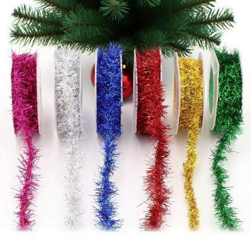 圣诞节圣诞树庆装饰金属丝彩条