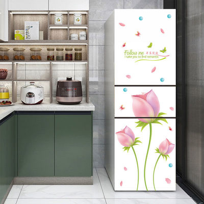 冰箱贴纸装饰创意冰箱空调单门三开门双开门可移除防水自粘贴画
