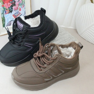 厚绒大棉户外运动健步保暖鞋 25冬季 休闲女棉鞋 老北京布鞋 轻便 新款