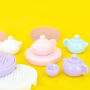 bjd娃娃屋配件迷你茶壶模型微缩场景装饰品拍摄道具diy小家具摆件