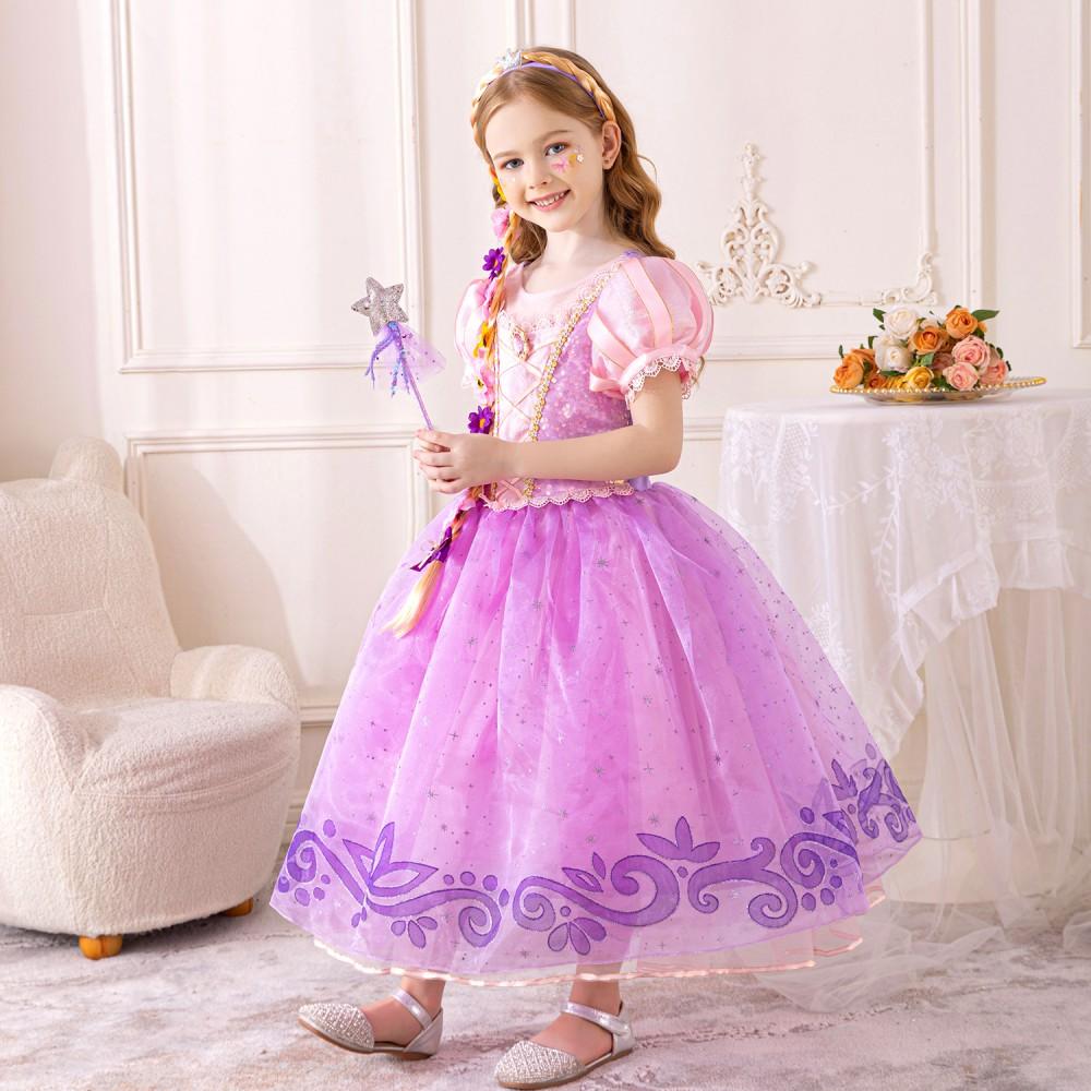 魔发奇缘乐佩服装礼服苏菲亚女童连衣裙