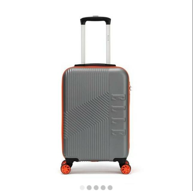 招行礼品ELLE20寸拉杆箱撞色万向轮旅行箱登机箱行李箱密码箱