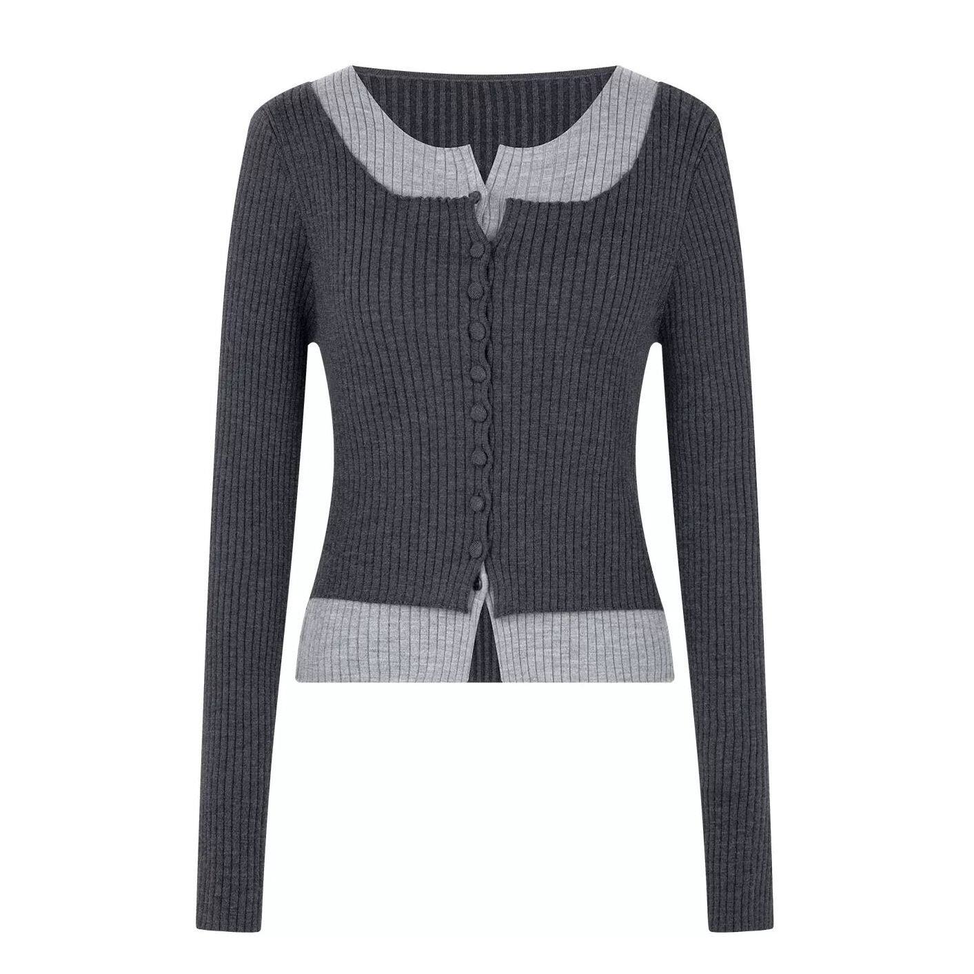 蒙面羊毛针织衫