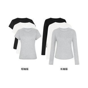 透透T 兰精天丝|轻薄透视感打底叠穿圆领长/短袖上衣
