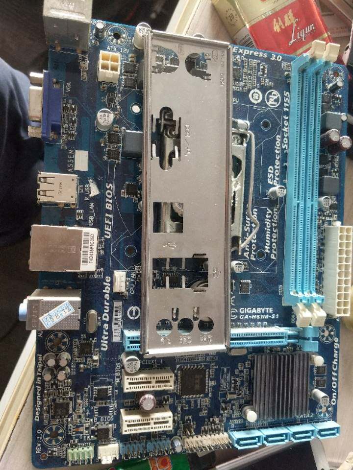 gigabyte/技嘉 ga-h61m-s1 /ds2台式机主板 支持1155针集成小板