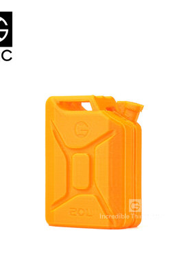 GRC 3D打印 手提仿真油桶 #20L 1/10模型攀爬车仿真装饰件 F295 S