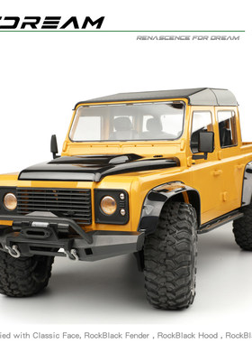 RCDream 荒野卫士 RD110 皮卡车壳 4门 313mm轴距 TRX4硬壳车壳