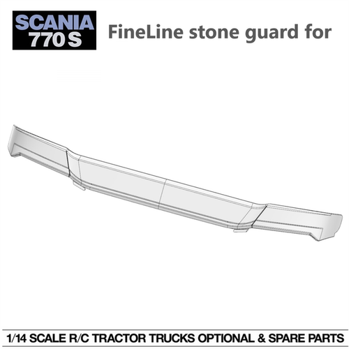 田宫拖头1/14斯堪尼亚 770S 56368 改装件 挡风玻璃挡板 YGP-U10