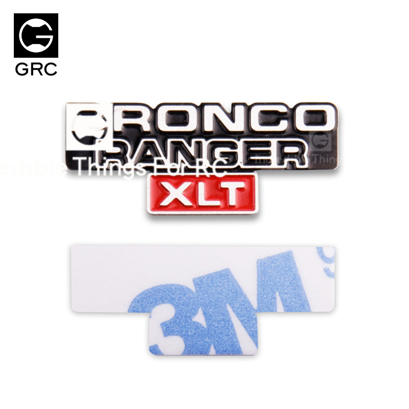 GRC TRX4福特彩色立体金属标 Bronco Range金属Logo GAX0100G