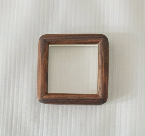 定制黑胡桃柚木实木手掌迷你小画框蝴蝶昆虫钱币玩具中空相框
