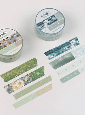 韩国wannathis小清新melight胶带ins风高颜值手账装饰素材贴纸卷