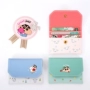 Cá voi bay Hàn Quốc Crayon Shinchan Túi thẻ mỏng dễ thương Phụ nữ chủ thẻ nhỏ gọn Cartoon Coin Purse - Chủ thẻ bóp đựng thẻ