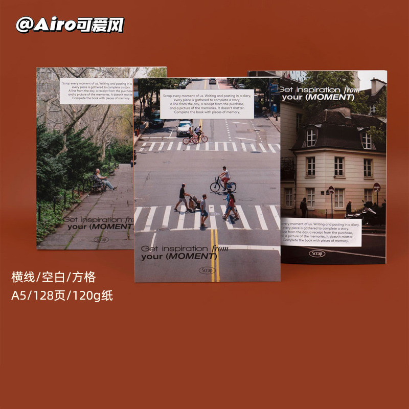 lucalab韩国ins风A5手账记事本