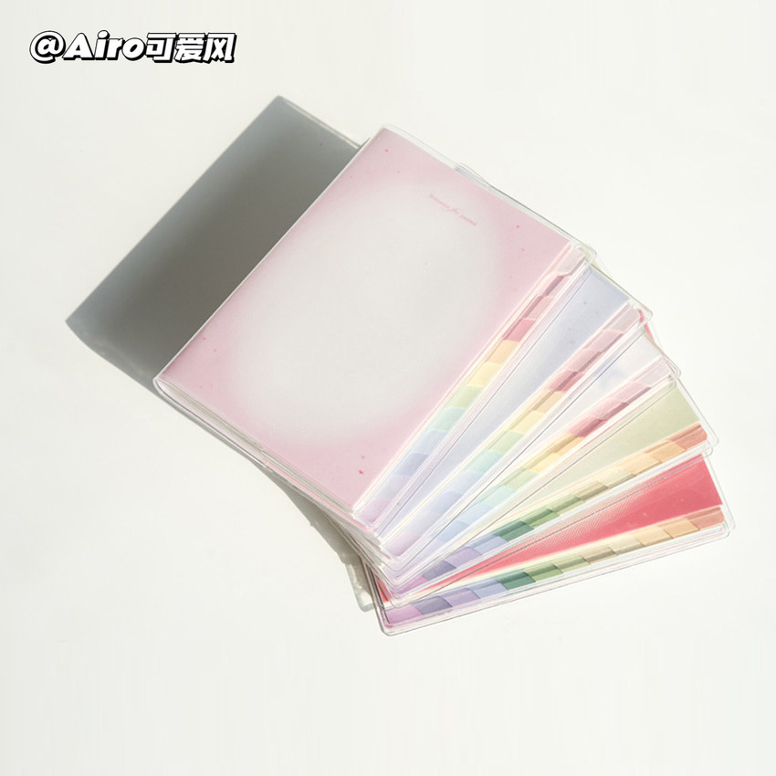 韩国Lucalab彩色渐变A6手帐本