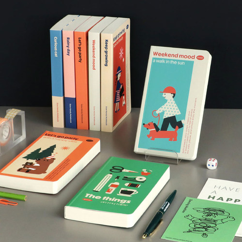 韩国iconic慢生活便携随身记事本