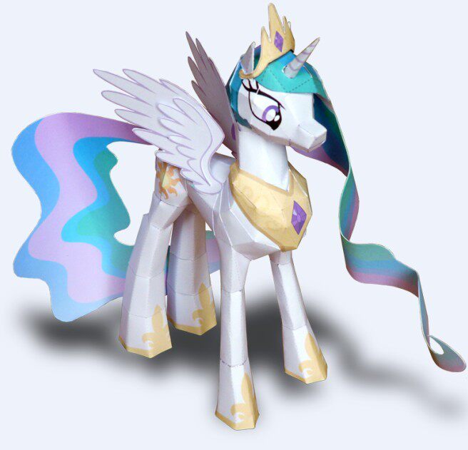 动画小马宝莉小马驹3d立体纸模型diy手工制作儿童益智折纸玩具