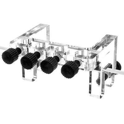 高透明鱼缸滴定软管固定架