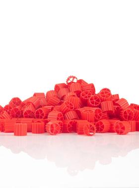 K1新型翻滚滤材 悬浮红色流化床培养硝化细菌 高效培菌溶氧降噪