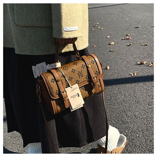 2026新款 老花剑桥包高级感手提斜挎小包百搭单肩包复古斜挎包女