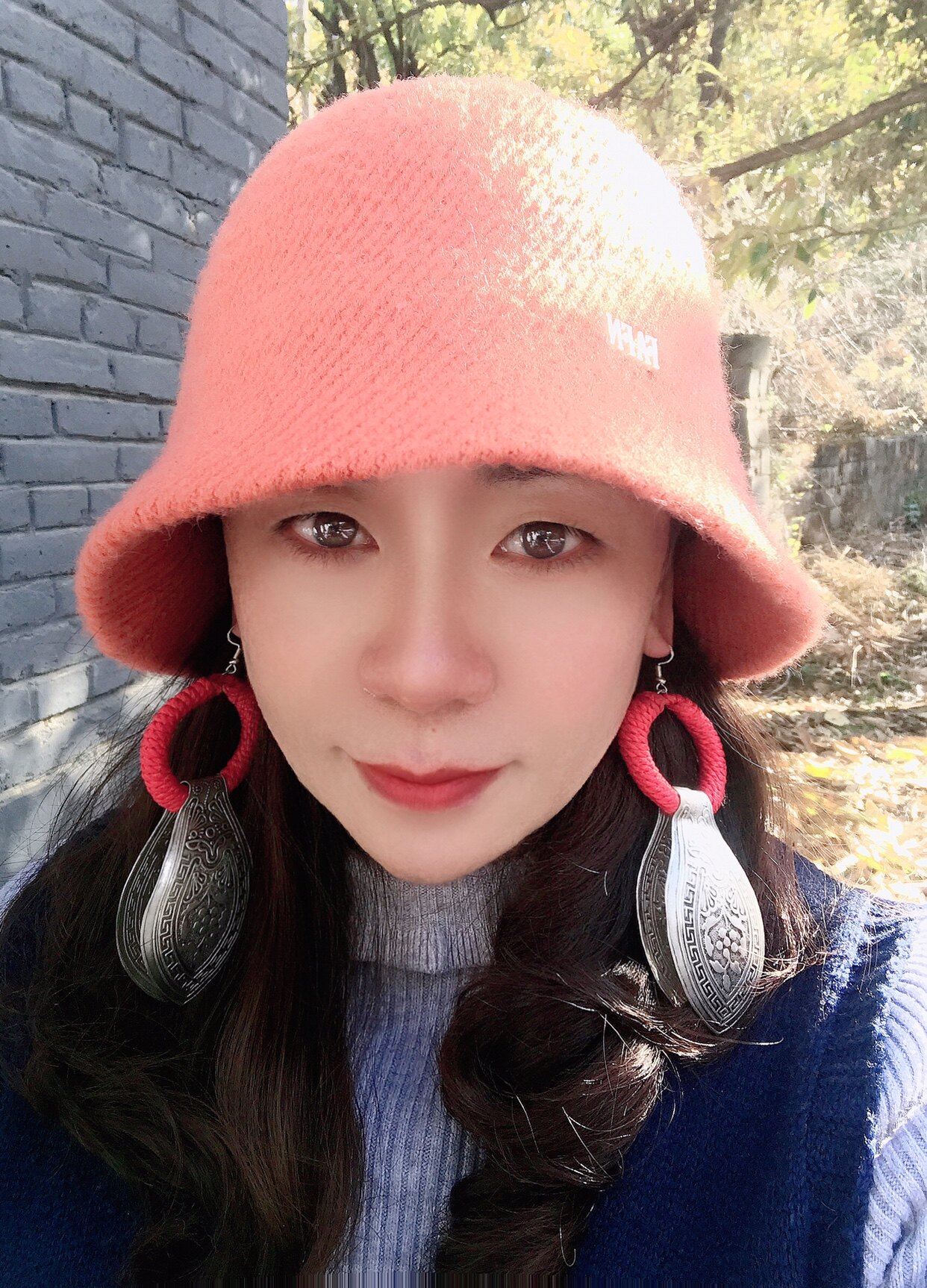 原创饰品复古民族风杨丽萍同款手工编织蜡绳气质长款耳环女