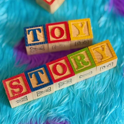 玩具总动员积木木头数字儿童宝宝玩具益智方块早教拼装toystory