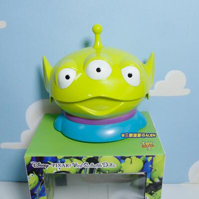 三眼仔玩具总动员TOYSTORY收纳公仔摆件人偶模型大嘴可动杂物桶