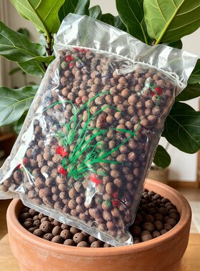 优选小号陶粒室内盆栽绿植铺面保水透气良好防尘花盆装饰遮盖盆土