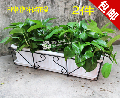 阳台悬挂花架种菜花盆