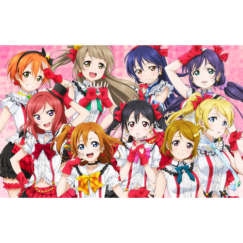 动漫周边loveliveAC水晶磨砂卡贴