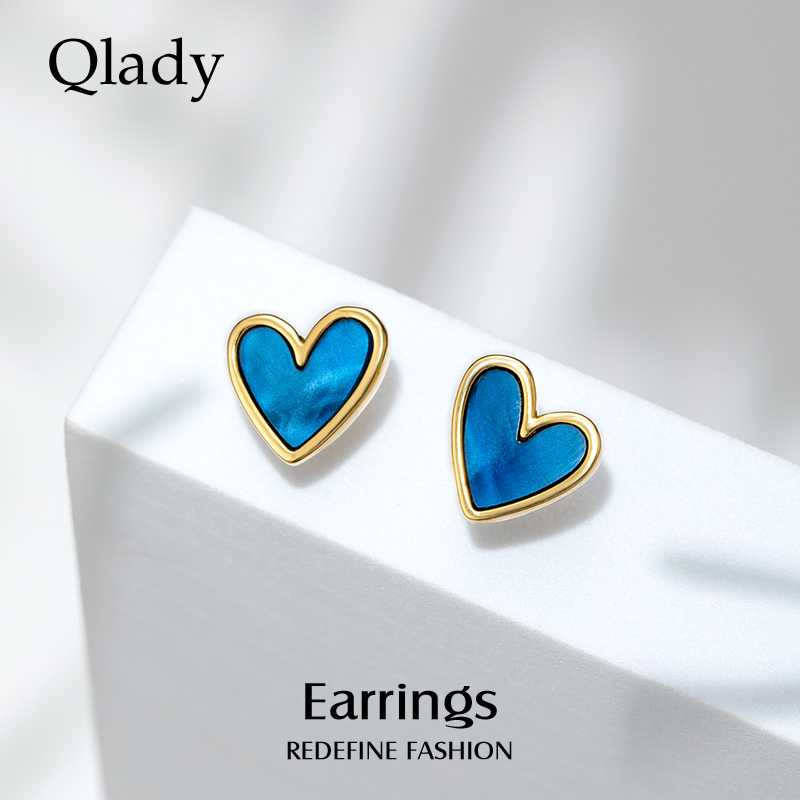 爱心耳饰轻奢设计感女