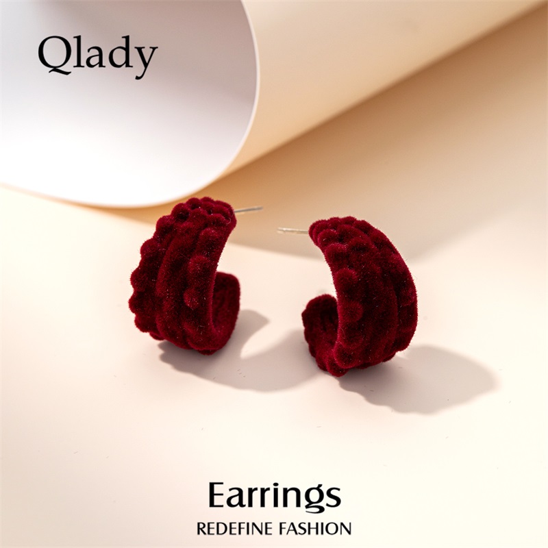 毛绒养耳洞Qlady925银针气质