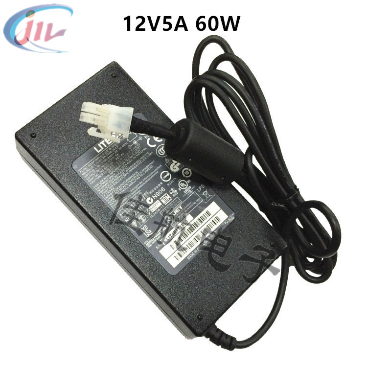 光宝液晶LED显示器12V5A监控开关电源适配器PA-1600-2A-LF/4P端子
