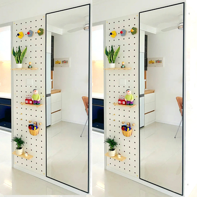 木目iwood简约木洞洞板镜子组合