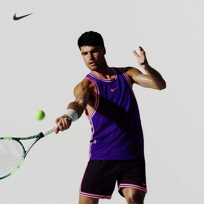 耐克阿尔卡拉斯同款男速干双面穿网球背心夏新款NIKECOURT IM6606