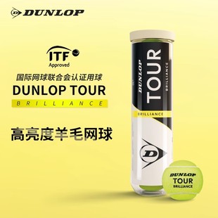 DUNLOP邓禄普网球加亮网球TOUR BRILLIANCE 2025新球练习比赛用球