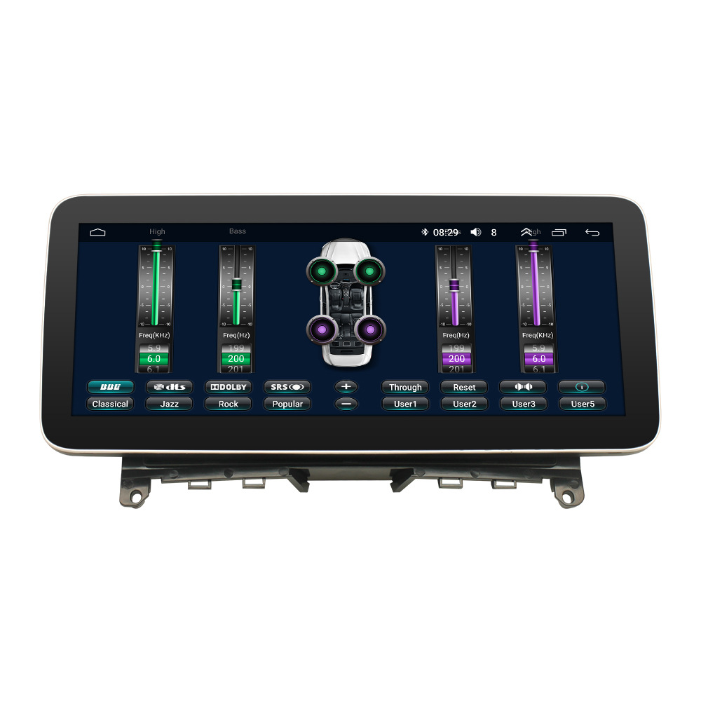 适用于07-10款奔驰w204导航12.3寸CarPlay车载4+64车载导航一体机