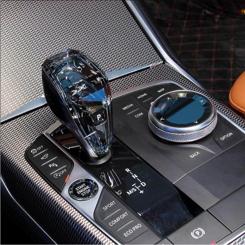 适用宝马水晶档把新3系5系7 6GT/X3X4X5X7宝马排挡三件套旋钮改装