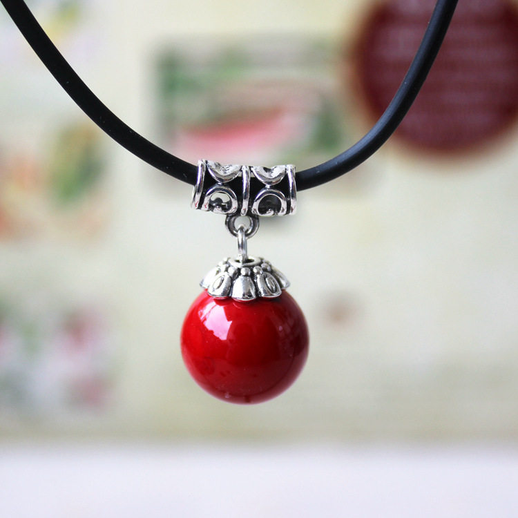 厂家云南民族风饰品短皮绳吊坠