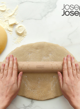 英国Joseph擀面杖可调节面皮厚度带刻度尺家用厨房多功能防粘烘焙