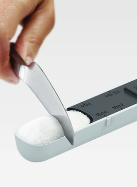 英国Joseph可调节量勺干湿两用家用食品级塑料厨房薯粉茶匙盐糖油