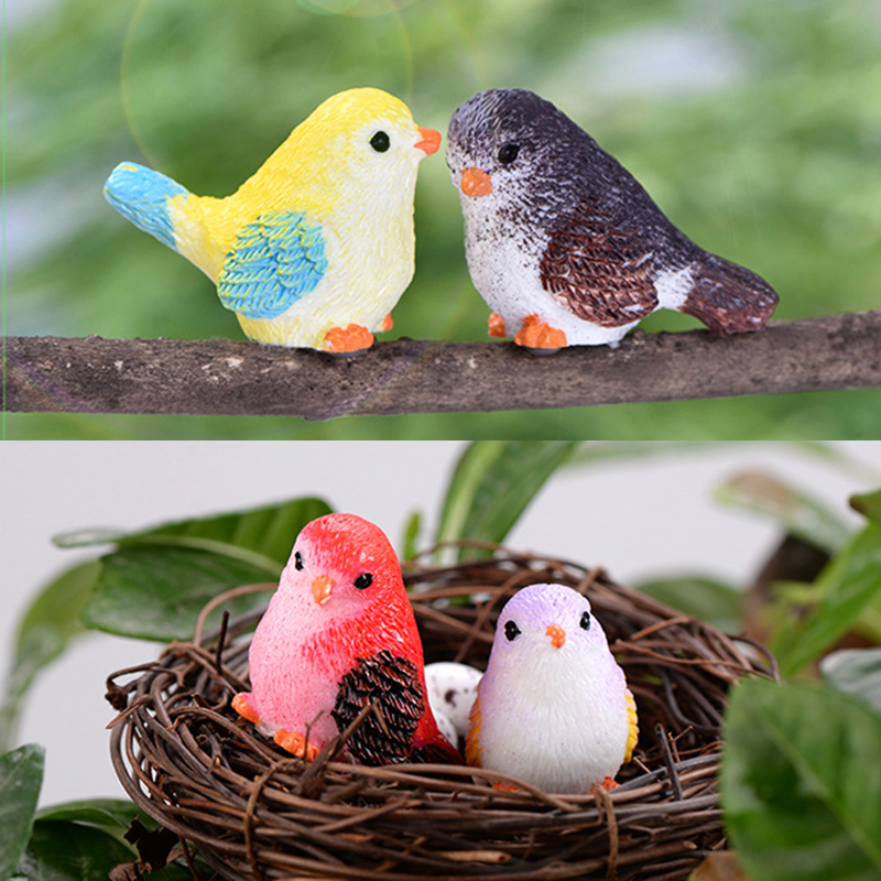 可爱动物树脂摆件儿童过家家玩具