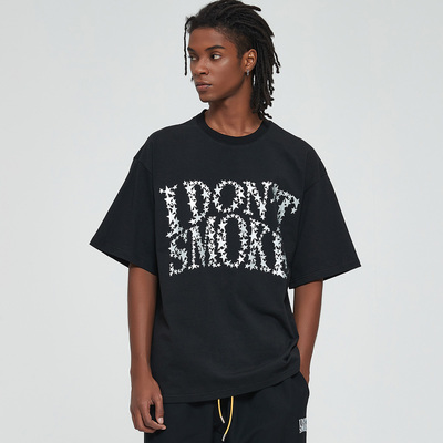 IDONTSMOKE拒绝吸烟星星T恤