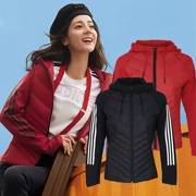 Adidas NEO Womens 2018 mùa thu áo khoác thể thao mới ấm áp giản dị trùm đầu xuống áo khoác DM4349 - Thể thao xuống áo khoác