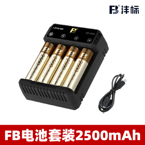 FB沣标FBC61充电器5号电池套装