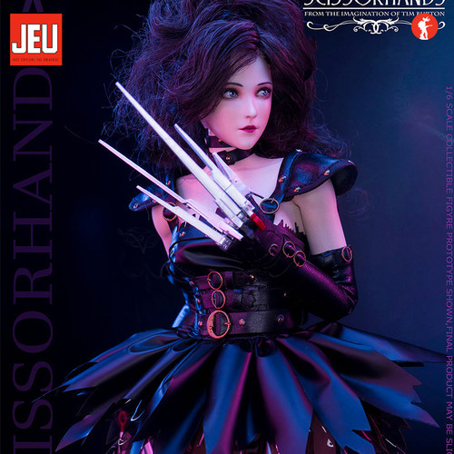 JEU1/6女兵人手办剪刀手爱德娃